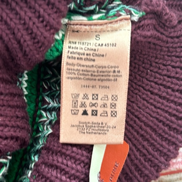 {Scotch Shrunk} Shrunk Melange Pom Pom Beanie Hat - Sz S - Picture 4 of 8